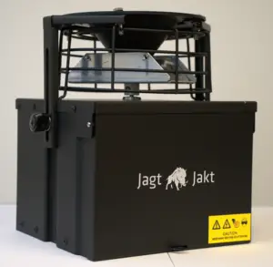 foderautomat galvaniserad och lackerad 12v