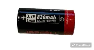 Uppladdningsbart CR123-batteri