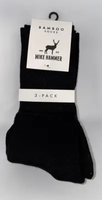 Bambustrumpor i 3-pack