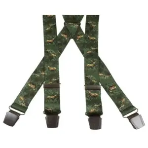 Portia hängslen med kronhjortsmotiv