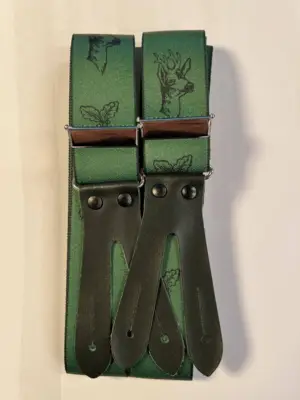 Hängslen med rådjursmotiv - 120 cm