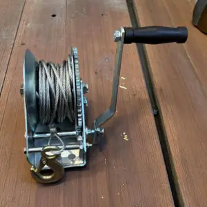 Vinsch med vajer 800 kg