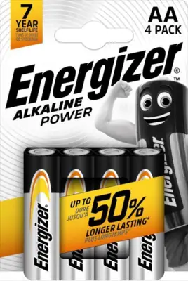 Batteri AA energizer - 4-pack