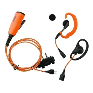 ProEquip PRO-U610LS/LA FabricLine, 3-i-1, C/D-shell, orange, Peltor