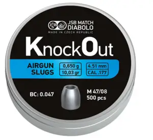JCB KnockOut 4,5mm, 500 st - .177cal.