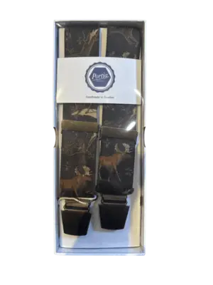 Portia hängslen med älgmotiv