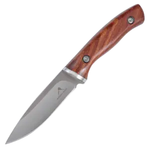 Hunters Choice Strix Jagtkniv – Klassisk jagtkniv med træskaft og læderskede
