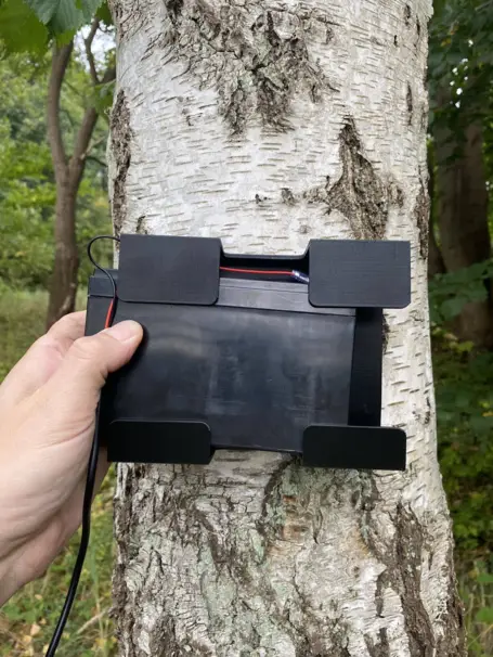 Batterihållare till externt batteri