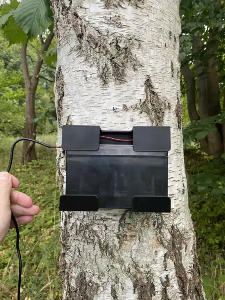 Batterihållare till externt batteri