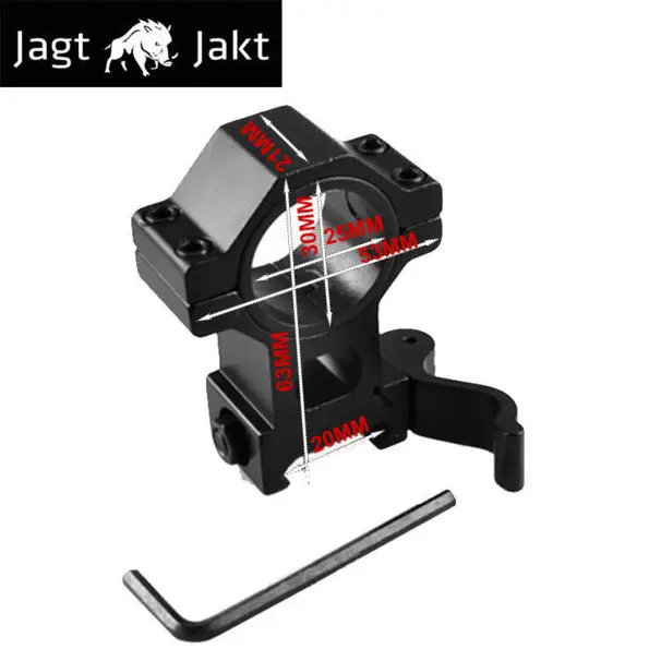 Avtagbart fäste till IR-ficklampa