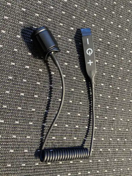 Fjärrkontroll till black Star ir Lygte