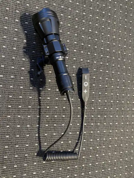 Fjärrkontroll till black Star ir Lygte