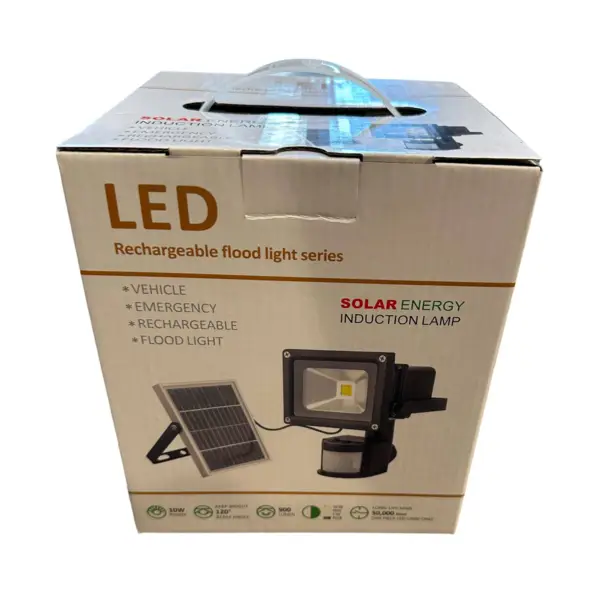 Ljus till foderplatsen inkl. solpanel, batteri och PIR-sensor (Grön)