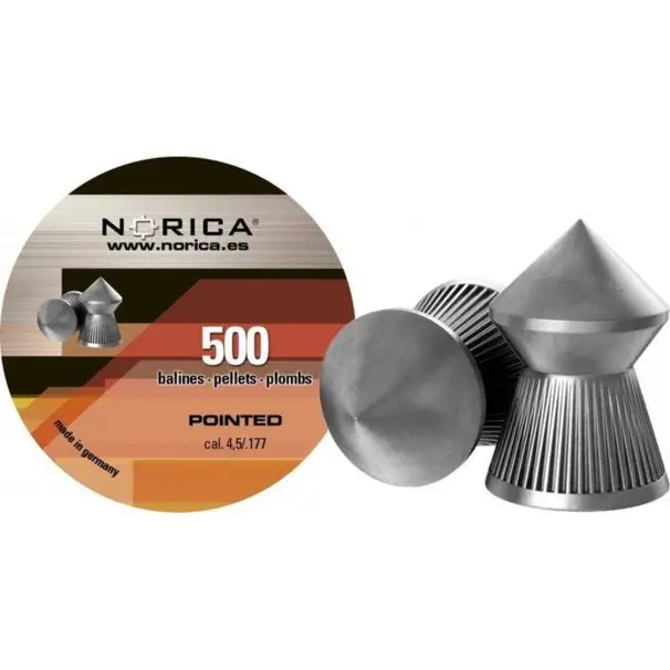 Norica Hagl - Model Pointed - 4,5 mm, 500 st