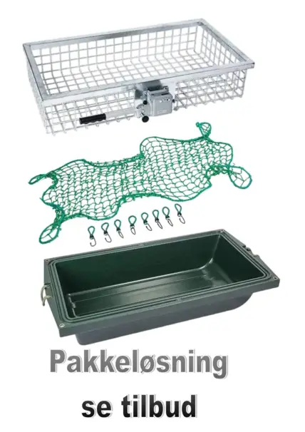 De luxe vildtkorg till dragkrok, varmförzinkad