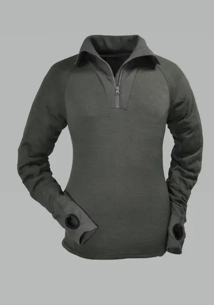 Tröja med dragkedja och långärmar (TS500)