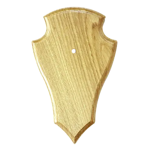 Ek bock / troféplatta till rådjur (Skjold)