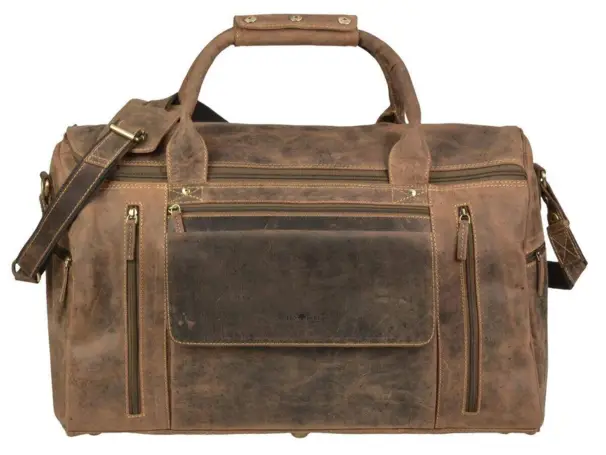 Greenbury weekendväska i läder - stor