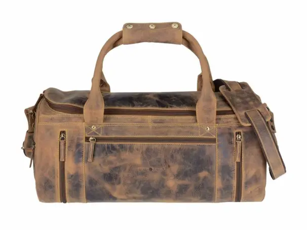 Greenbury weekendväska läder - mellan