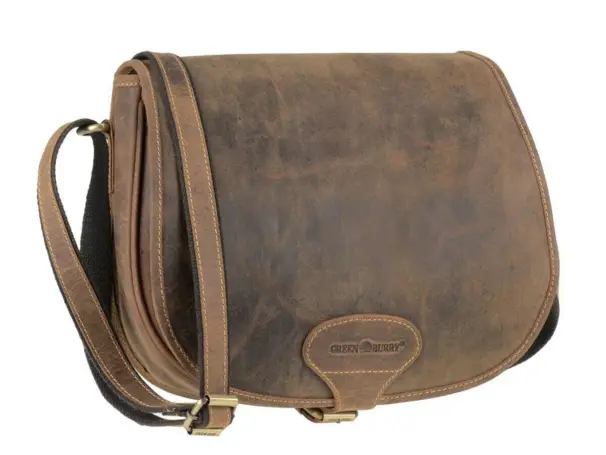 Hagelpatron-jaktväska i läder