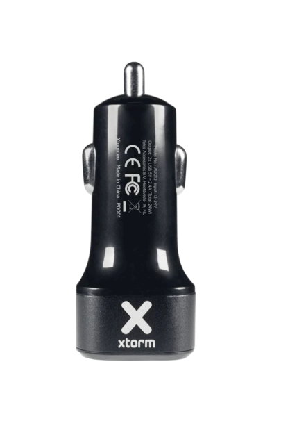 Snabbladdare 2xUSB, 2,4A