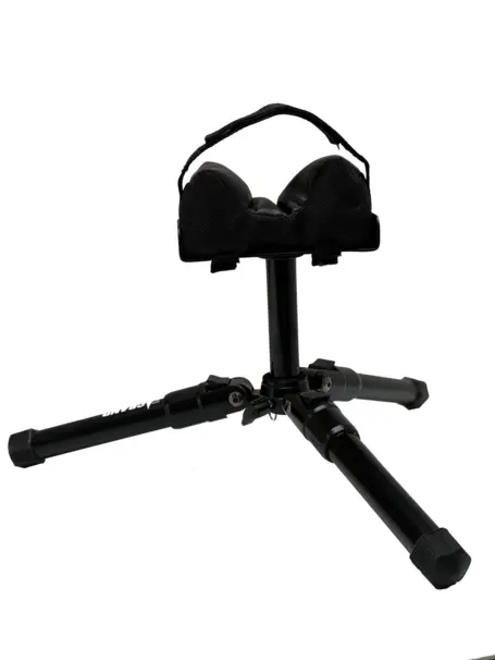 Trebent skjutanordning, justerbar