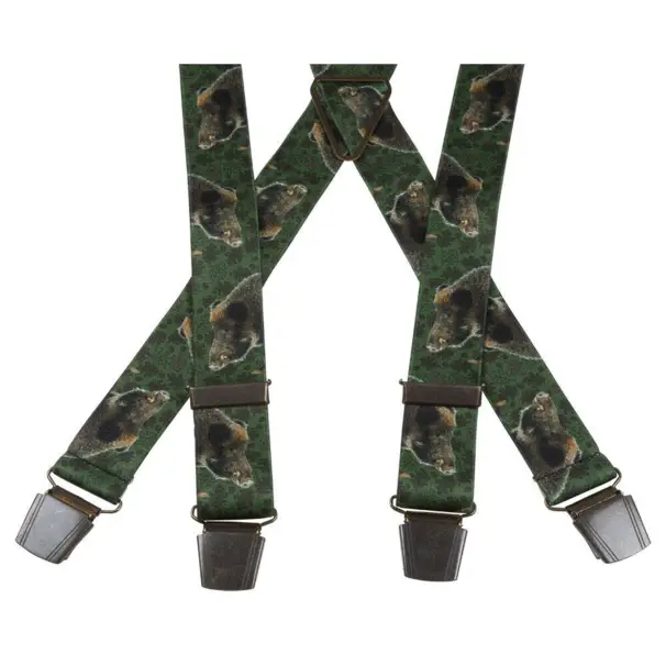 Portia hängslen med motiv av vildsvinshuvud