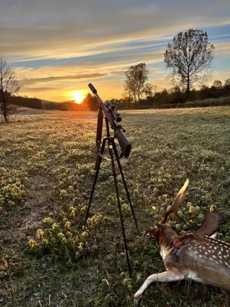 Lättvikts Carbon-tripod – skjutstöd