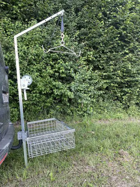 Gehetec galge till viltkorg