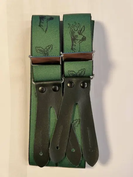 Hängslen med rådjursmotiv - 120 cm