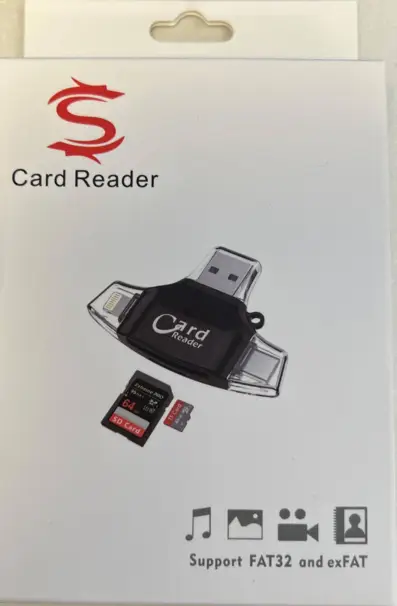 Multikortläsare för telefon och PC