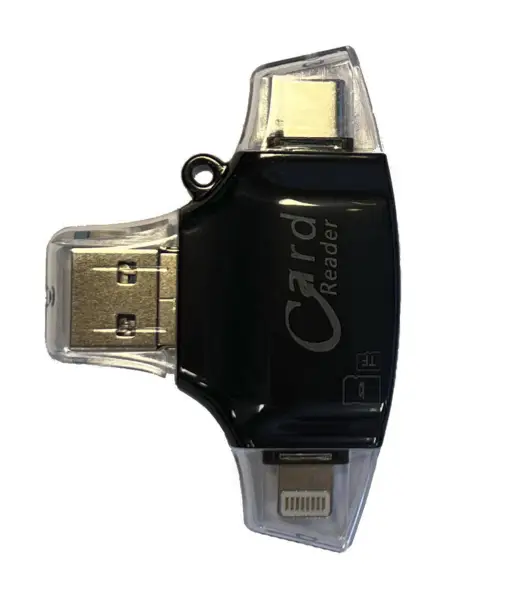 Multikortläsare för telefon och PC