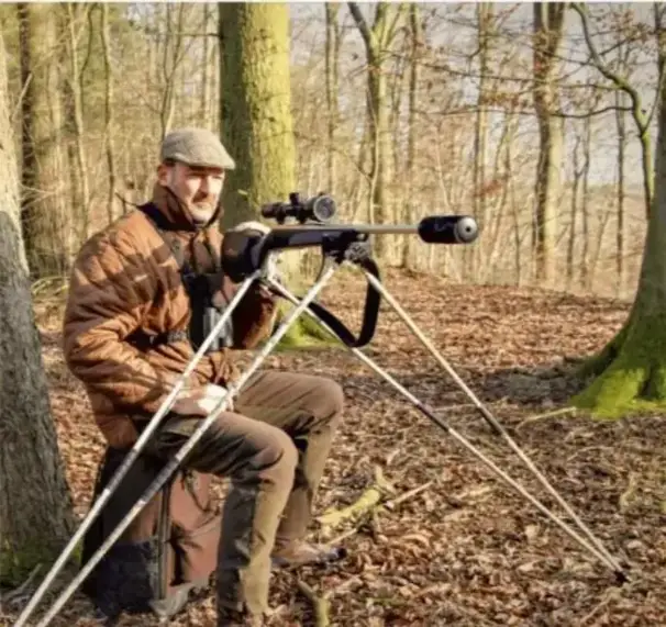 skjutstöd Fenris II 4-bent, kolfiber