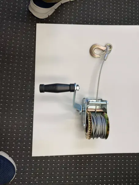Vinsch med vajer 800 kg
