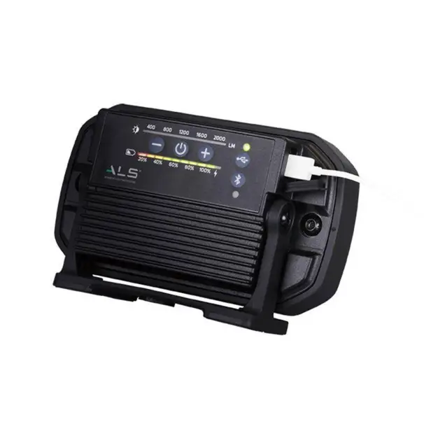 ALS AUD202H uppladdningsbar arbetslampa - Bluetooth-högtalare