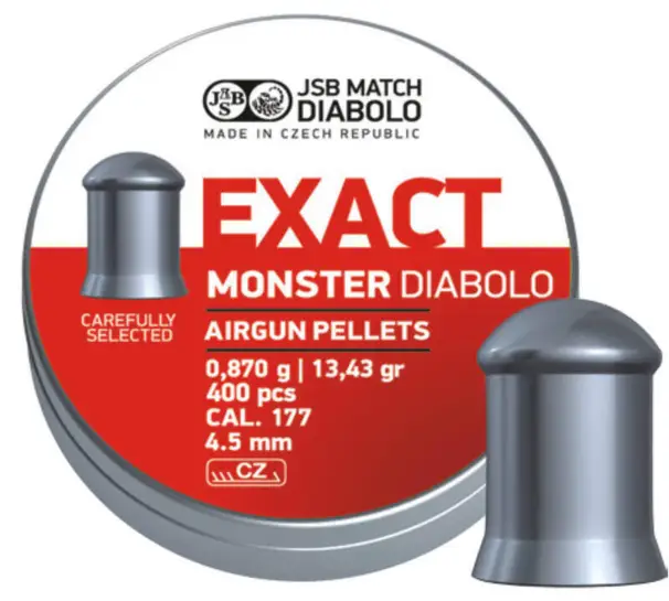 JSB Match Diablo Exact Monster 4,52 mm, 400 st