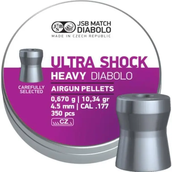 JSB Ultra Shock Heavy Diablo 4,5 mm, 350 st