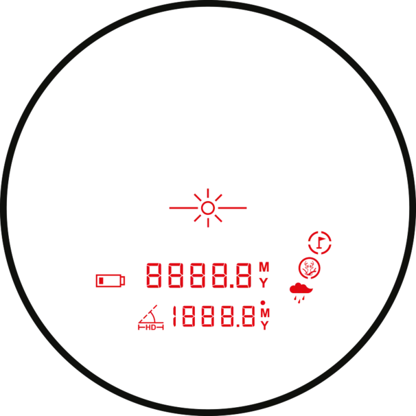 Hawke Frontier LRF, grön / 10-2300 meter