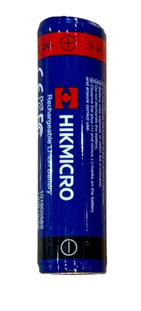 HIKMICRO BATTERI 18650 MED KNAPP