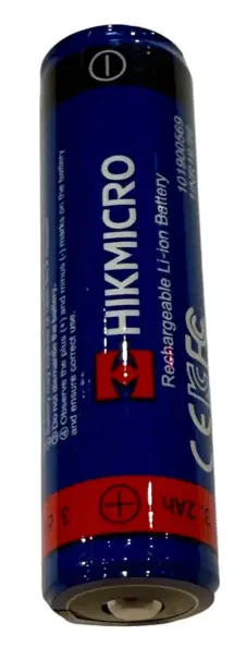 HIKMICRO BATTERI 18650 MED KNAPP