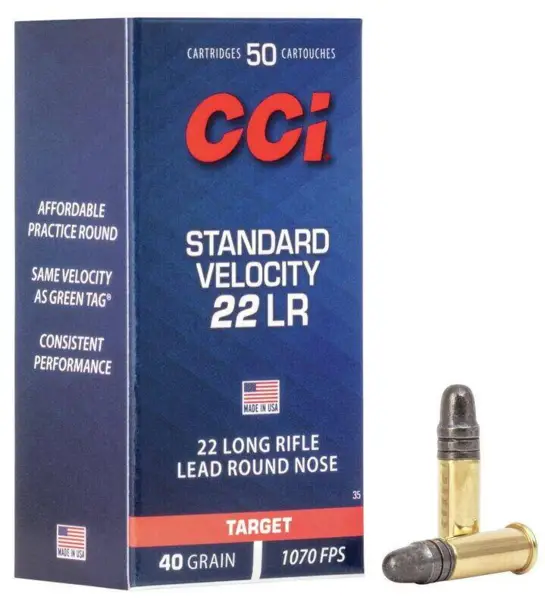 CCI 22lr. Standard 40gr LRN (ask à 50 st)
