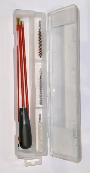 Vapenrengöringsset för flera kalibrar.