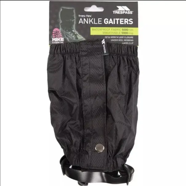 gaitors - överdrag till skor/stövlar - svarta vattentäta