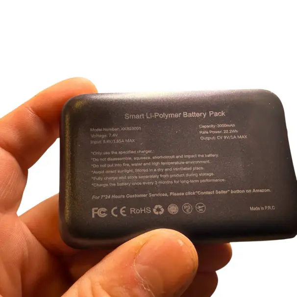 Extra batteri till app-styrda uppvärmda strumpor - 2 st