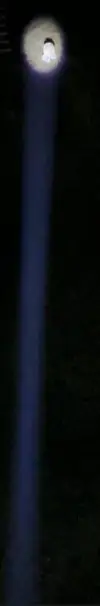 Laserficklampa 2000LM - vitt ljus