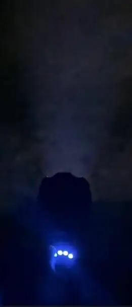 Laserficklampa 2000LM - vitt ljus