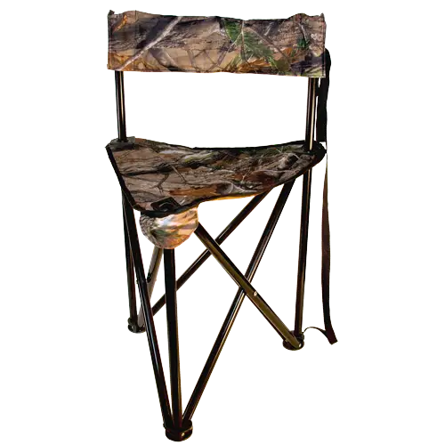 Fällbar jaktstol - camo - 3 ben