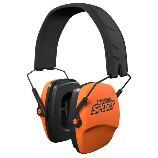 Isotunes Sport Defy slim hörselskydd - grön eller orange