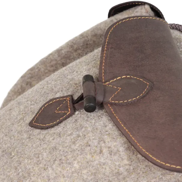 Ryggsäck i loden-ull med 2 fickor