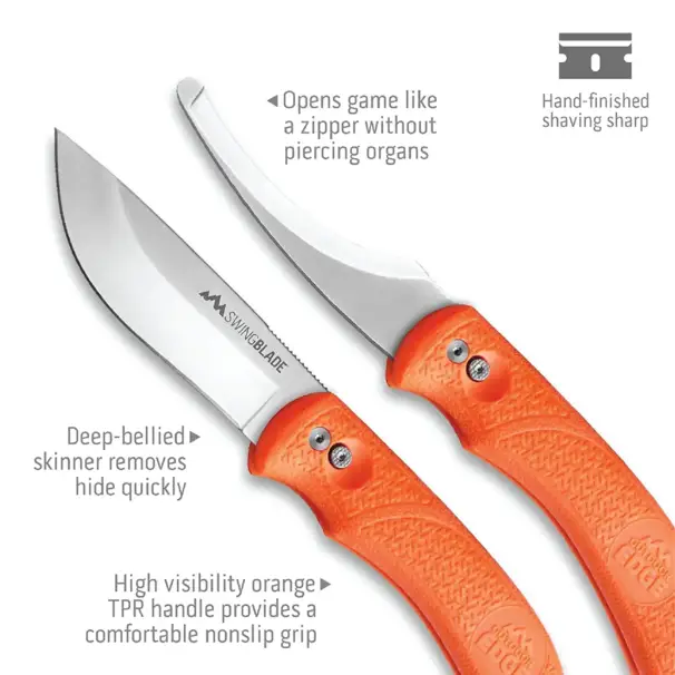 Swingblade jaktkniv -  (orange)